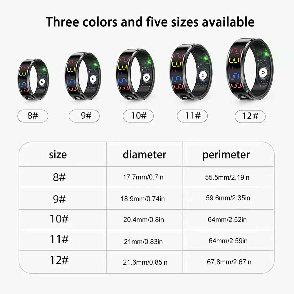 R12 Stainless Steel Smart Ring