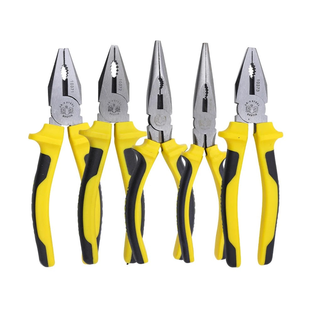 BESTIR 1pc Multifunctional Plier 6 inch 7inch 8inch Cr-V Electrician Crimping Wire Cutter Linesman Needle Nose Plier Hand Tools