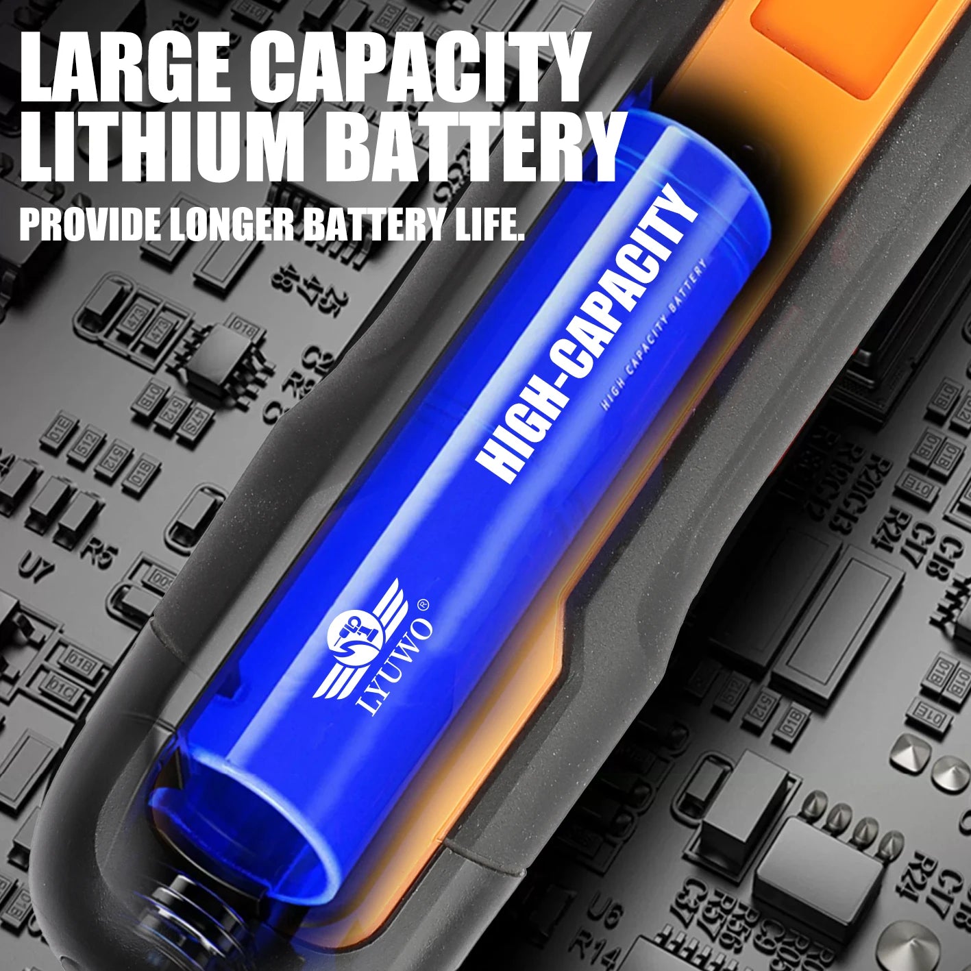 LYUWO Mini Wireless Electric Screwdriver, Rechargeable 1300mah Power Drill Bit, Multifunctional Disassembly Torque Repair Tool