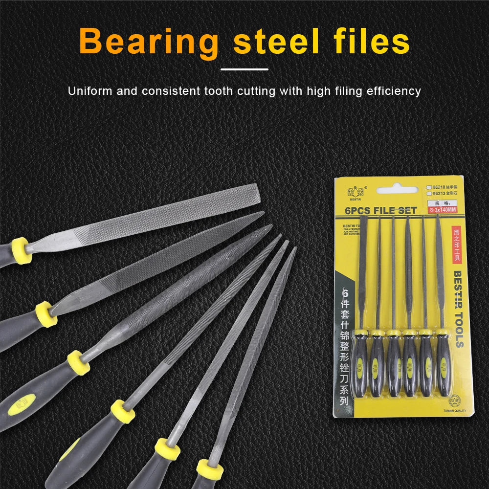 BESTIR 9pcs 1.5-10mm Metric Hex Allen Key Set Chrome Vanadium Hexagon Wrench Set Ball Head Double-End L Key Wrench Hand Tools
