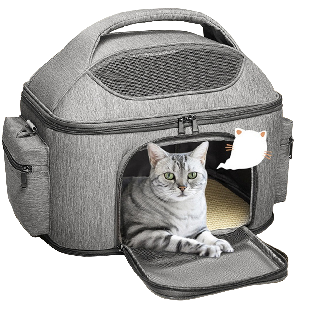 Fastingdog Dog Carrier Bag Soft Side Backpack Cat Pet Carriers Dog Travel Bags Airline Approved Transport For Small Dogs Cats Outgoing